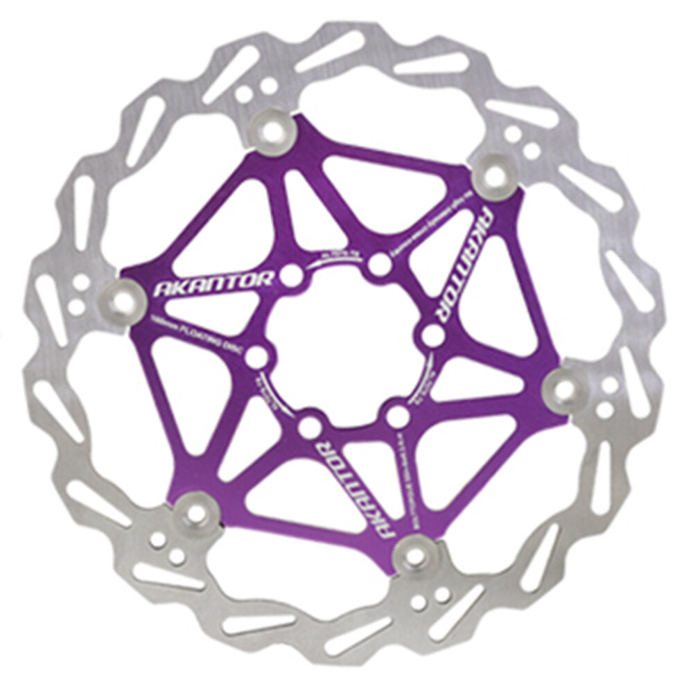 160mm/180mm/203mm Stainless Steel Rotor Mountain Bike Brake Rotor Bike Components Floating Rotor MTB Disc Brake Pad