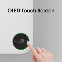 Wall-mounted Air Purifier Fresh Blower PTC Electric Auxiliary Heating 160m/h 5-fold Filtration Removal of Formaldehyde PM2.5 Carbon Dioxide