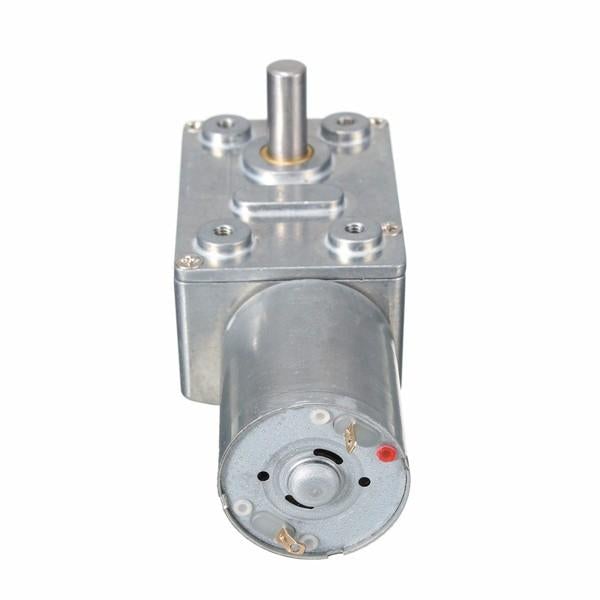 DC12V 200RPM Worm Geared Motor Reversible Gear Reducer Turbo Motor