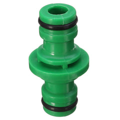 1/2 Inch Plastic Water Pipe Two Way Nipple Joint Hose Connector Fitting Green