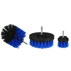 19pcs Drill Scrubber Cleaning Drill Brush Set with Sponge Extension Rod for Car Kitchen Grill Tile Toilet Bathroom