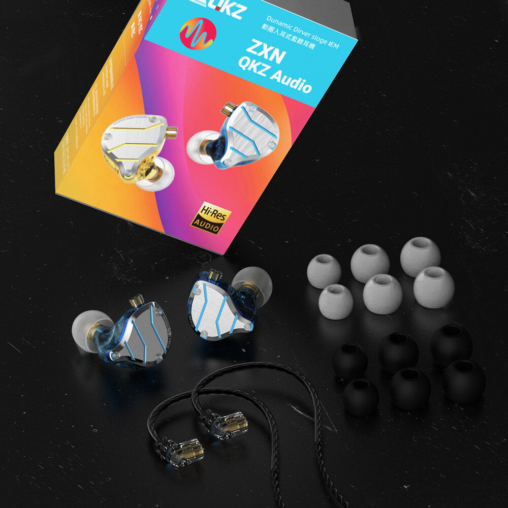 Metal In-Ear Earphone Bass Hi-Fi Headset Monitor Earbuds Noice Cancelling 3.5mm Wired Headphones with Mic