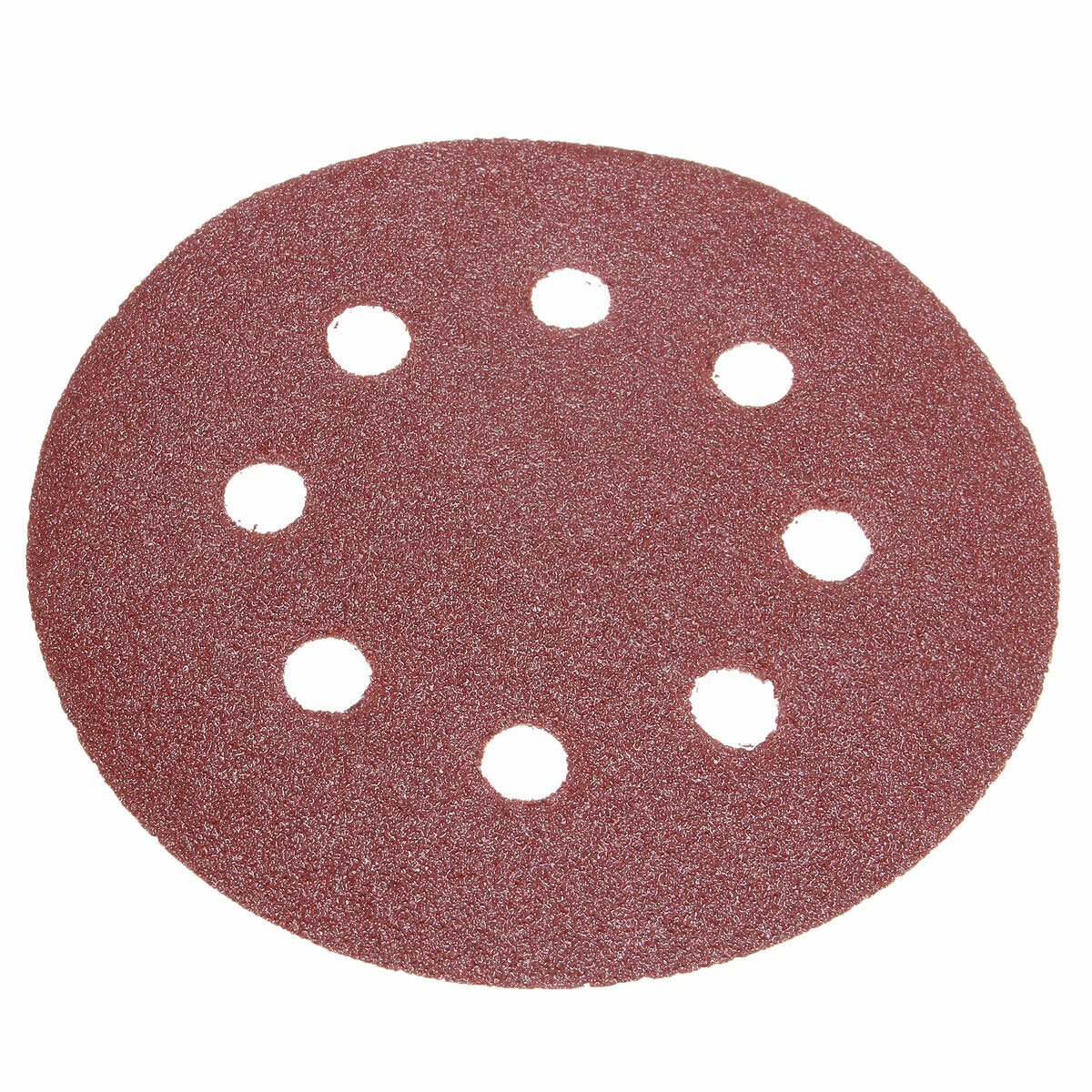 50pcs 5 Inch 8 Hole Sandpaper 80/120/180/240/320 Grit Sanding Disc Polishing Tool