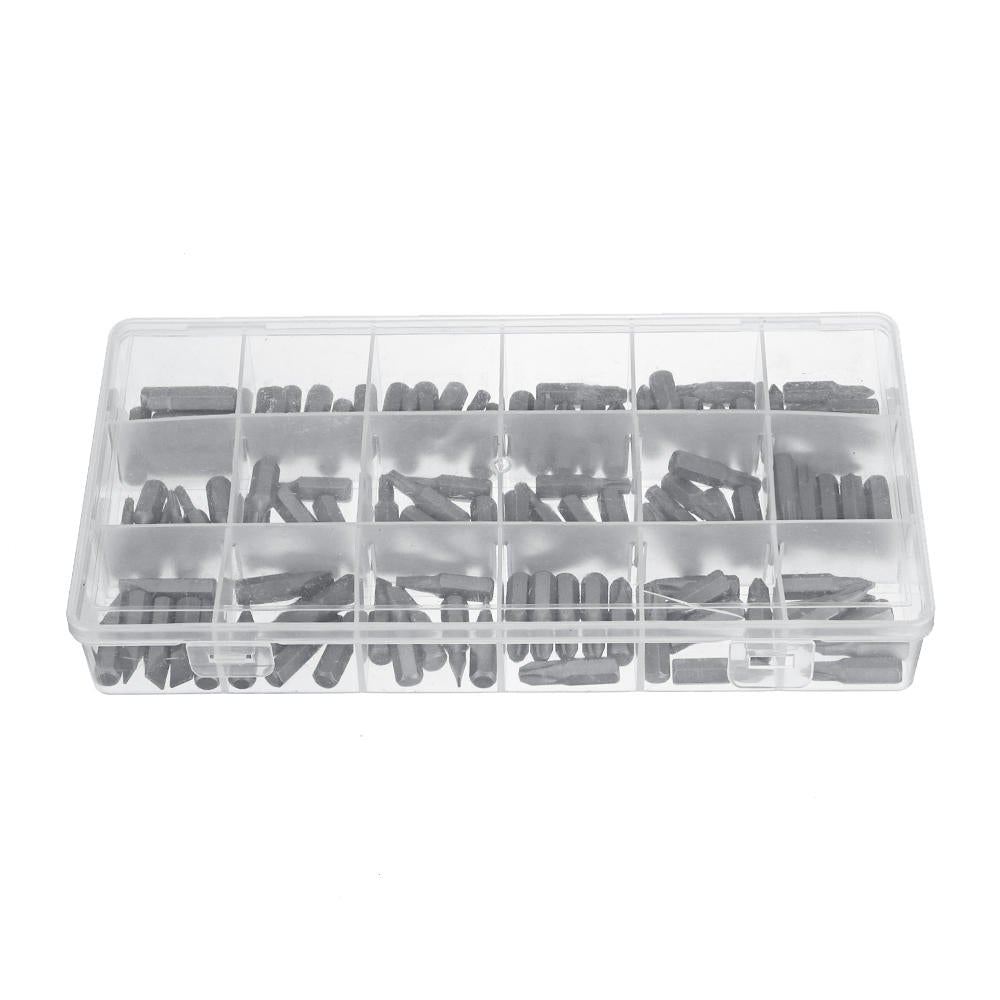 108pcs Screwdriver Bit Set Cross Torx Short Drill Screw Driver Multifunction Hex Pozidriv Magnetic Drill Bit