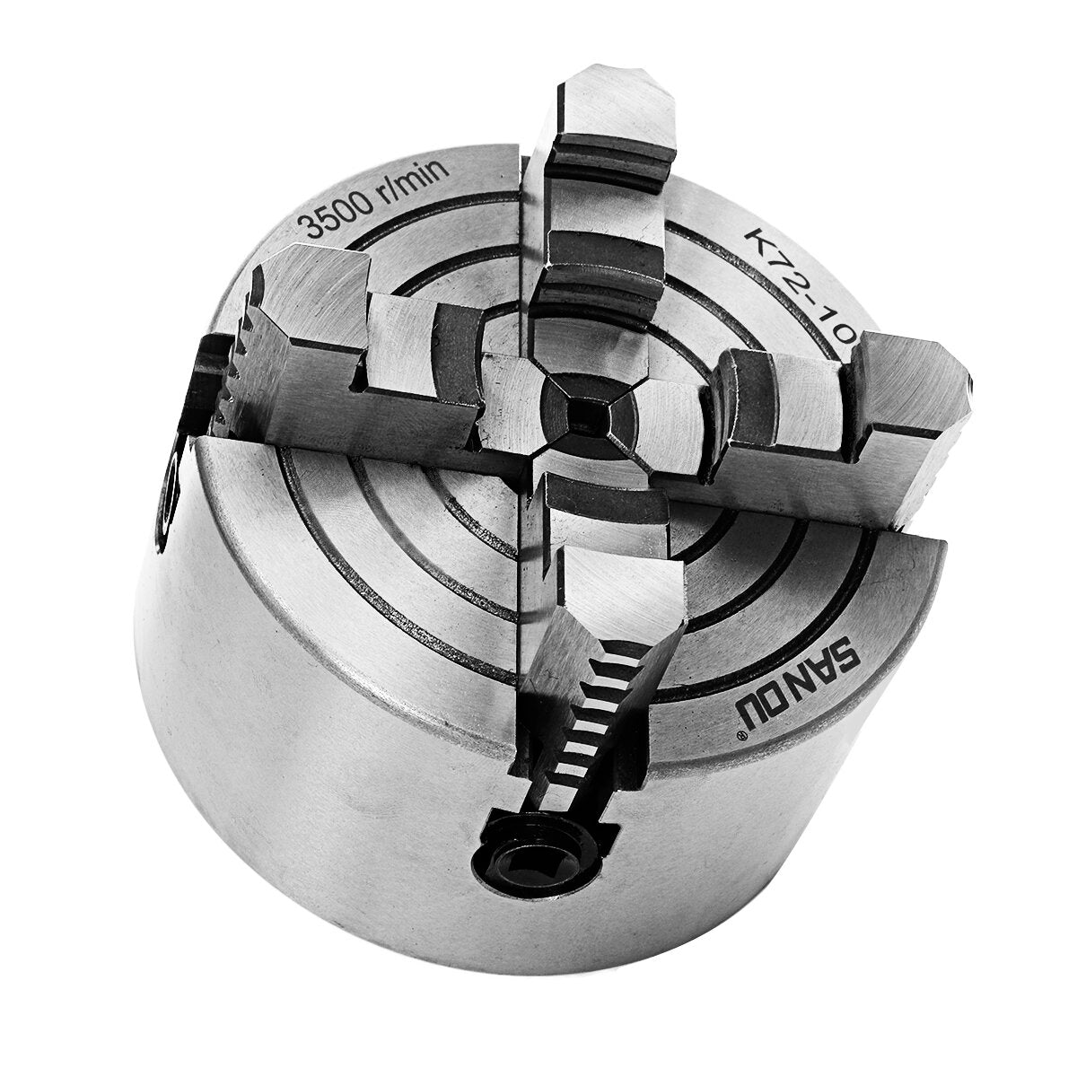 Lathe Chuck 80/100/125mm 4 Jaw Independent Hardened Reversible Tool
