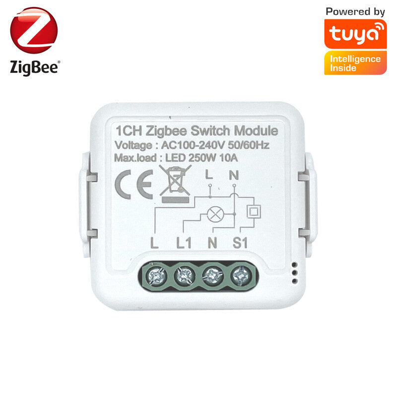Switch Mini On-off Device APP Mobile Phone Voice Control Module Works with Alexa Google Home 1CH