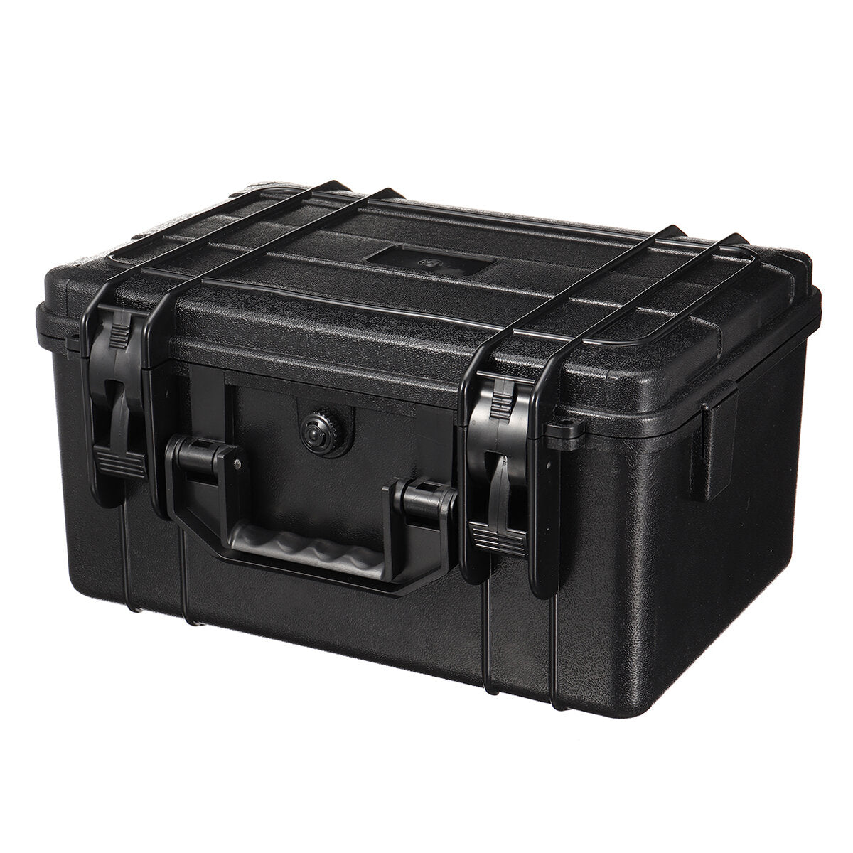 ABS Plastic Sealed Waterproof Storage Case Foam Impact -Resistant Hiking Portable Tool Box Dry Box