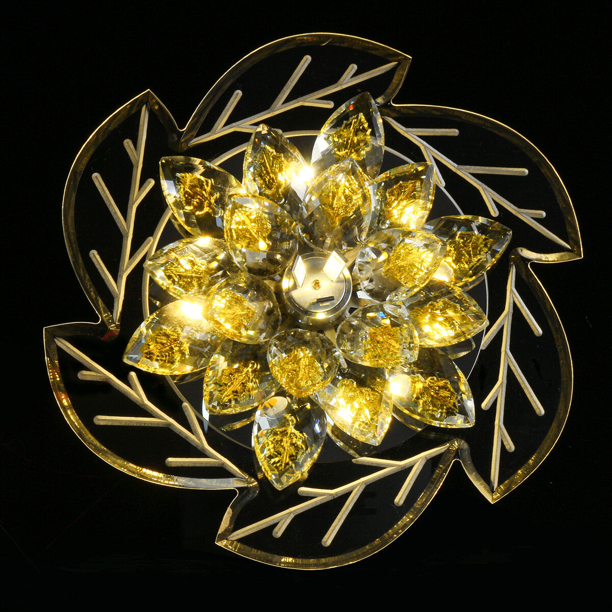 7.9" 20cm 5730 LED Crystal Ceiling Light Fixture Pendant Hallway Chandelier Lamp