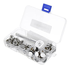 20Pcs Screw Buckle Snap Buttons Press Studs Snap Fastener Sewing Clothing Craft DIY Fixing Tool