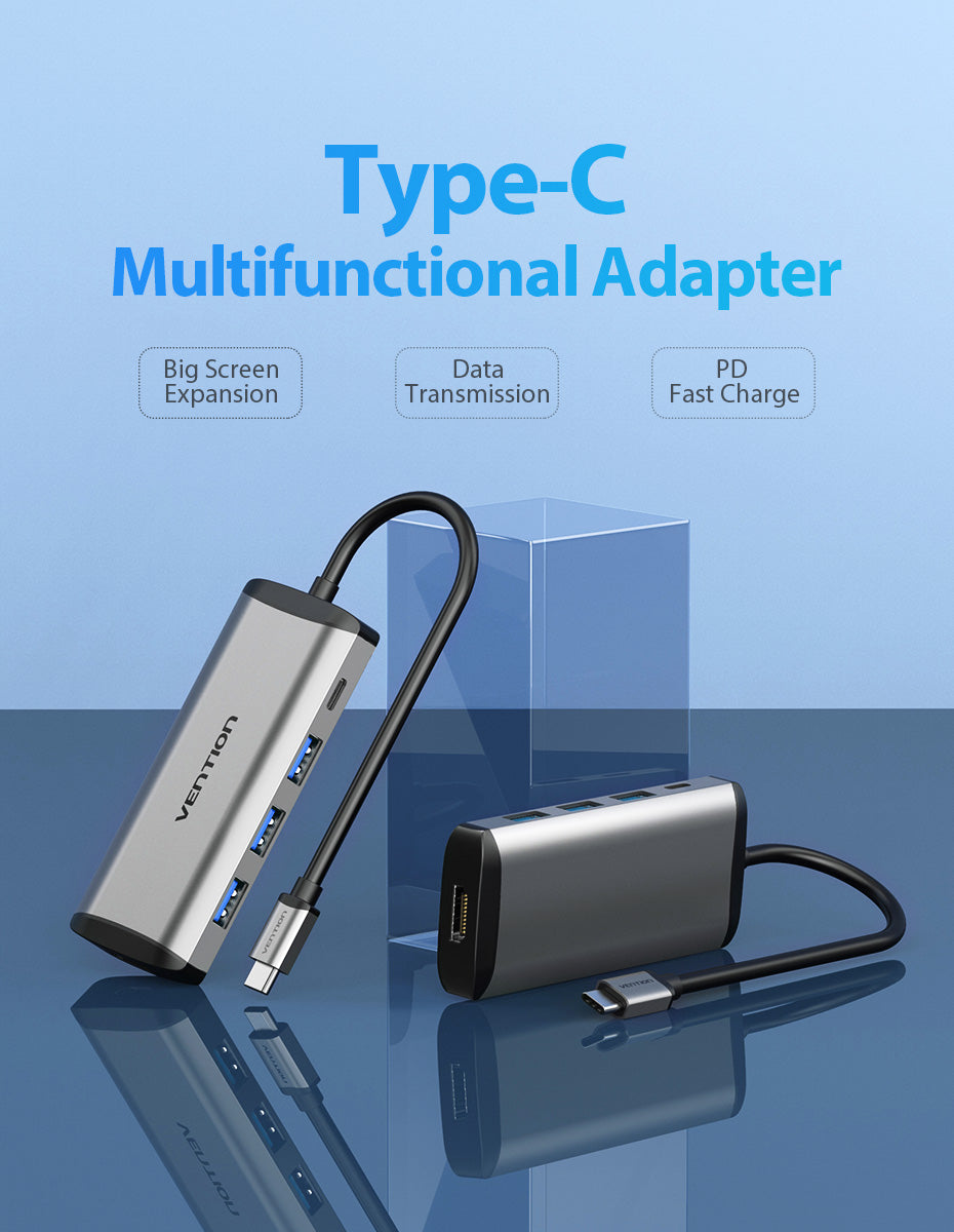Type-C to HDMI USB3.0 PD Converter Type-C Adapter