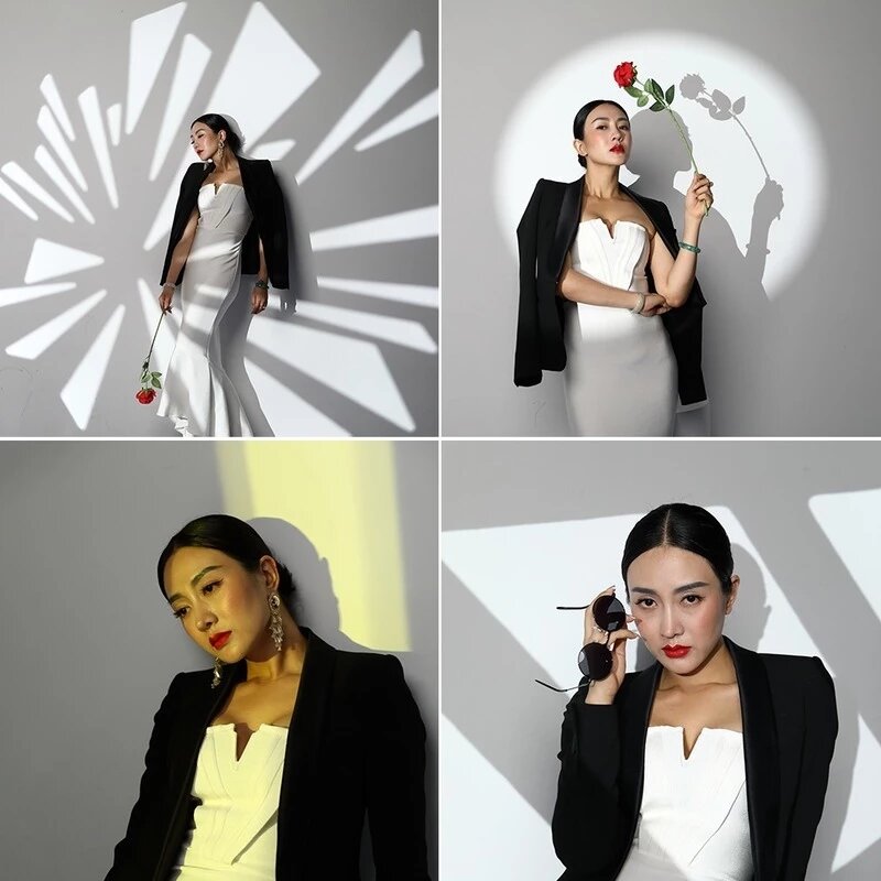 Condenser Photoflash Beam Tube with Lens Focalize Conical Snoots Photo Optical Art Special Effects Shaped Beam Light Flash Light Cylinder