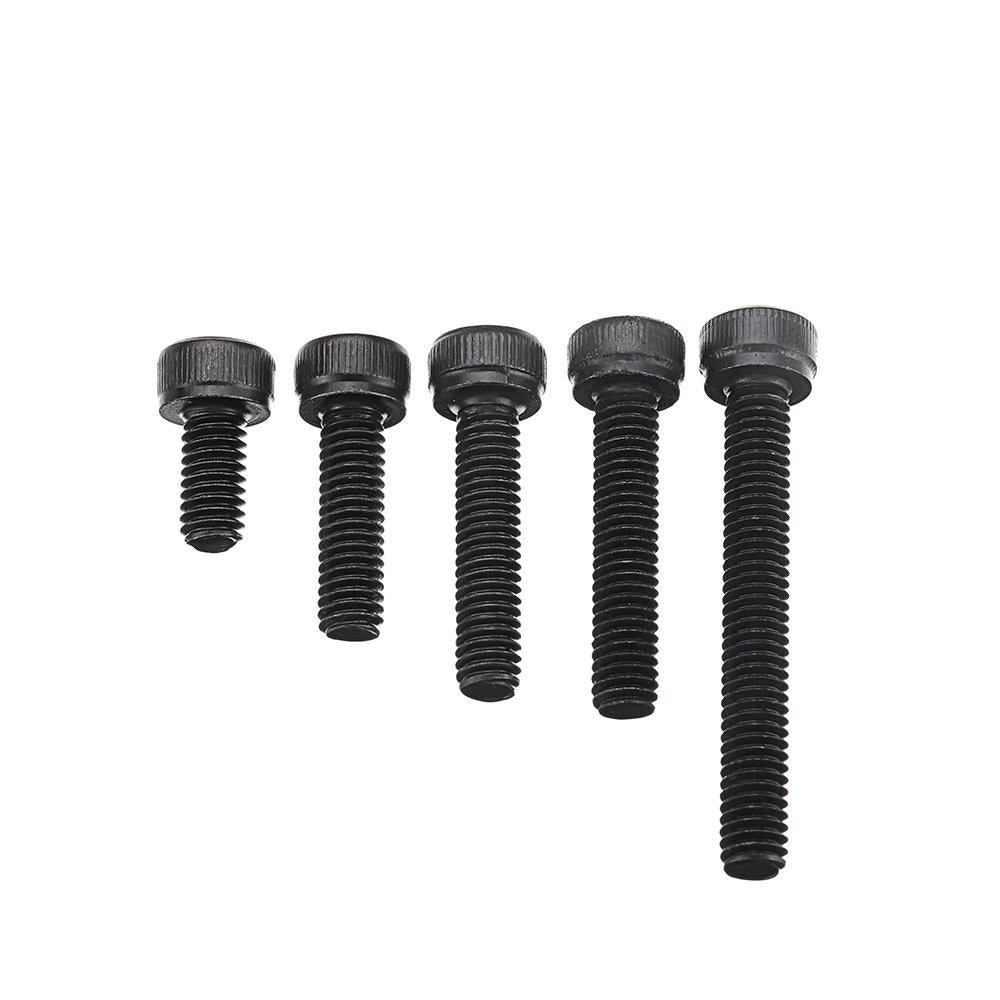 1080Pcs M2 M3 M4 Hex Socket Cap Head Screw Carbon Steel 12.9 Grade Bolt Nut Assortment Kit 4-30mm
