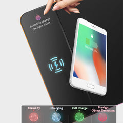 Charging Mouse Pad 15W/10W/7.5W/5W Mobile Phone RGB Gaming Mouse Pad
