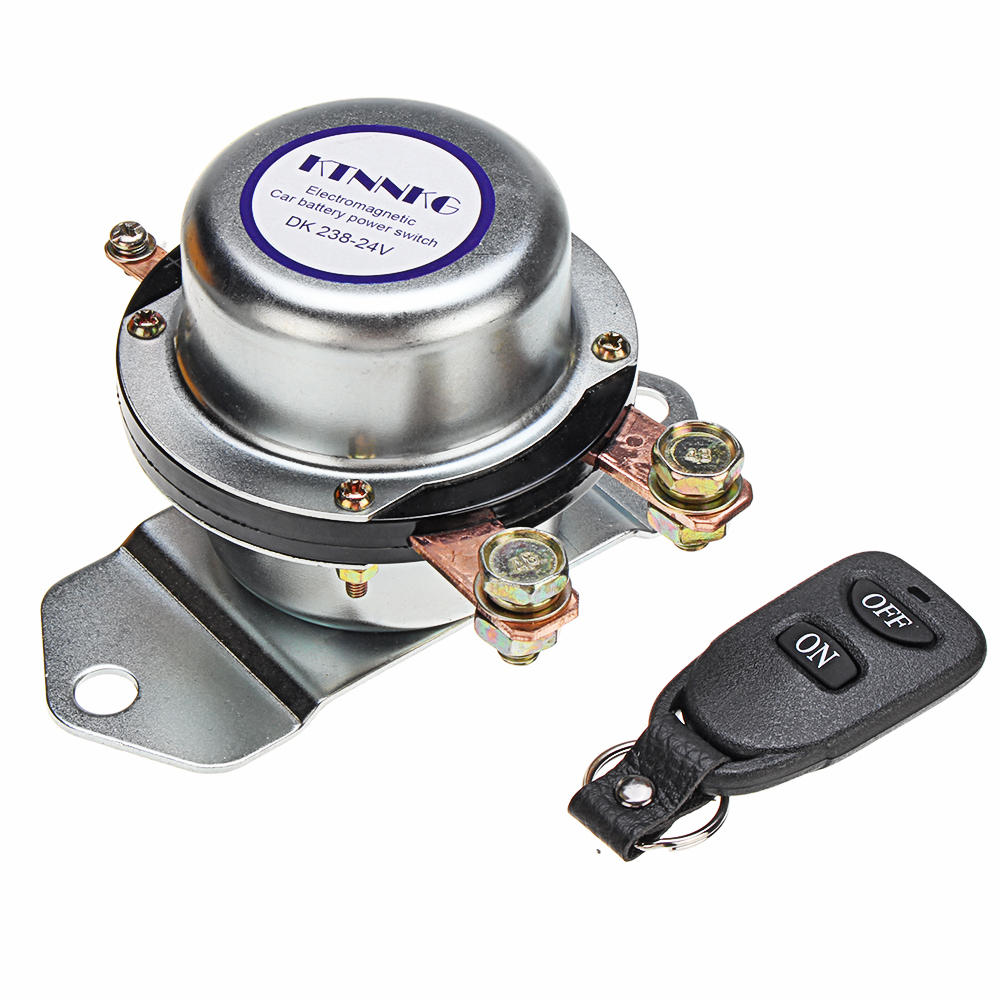 Upgraded 180A Car Battery Switch Wireless Remote Control Disconnect Latching Relay Electromagnetic Solenoid Valve Terminal Master