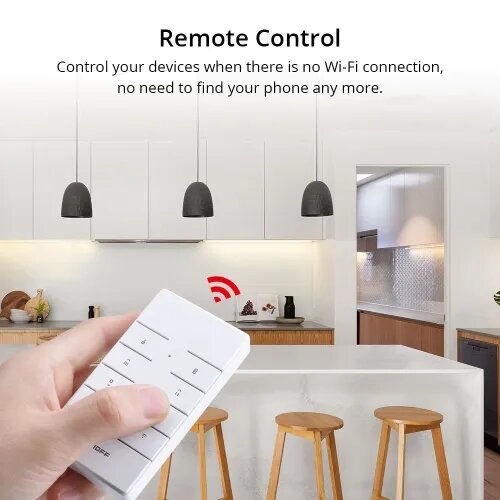 Remote Controller Multipurpose Custom 433 MHz RF Remote Control Switch Works With D1/ iFan03/iFan04 RF433 Bridge 8 Keys