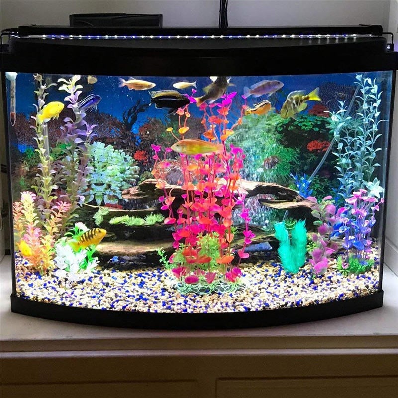 LED Aquarium Fish Tank Light Aquarium Light Extendable Brackets