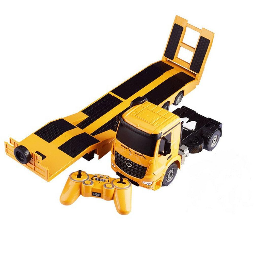 2.4G RC Trailer Tow Truck Enginnering Construction Model