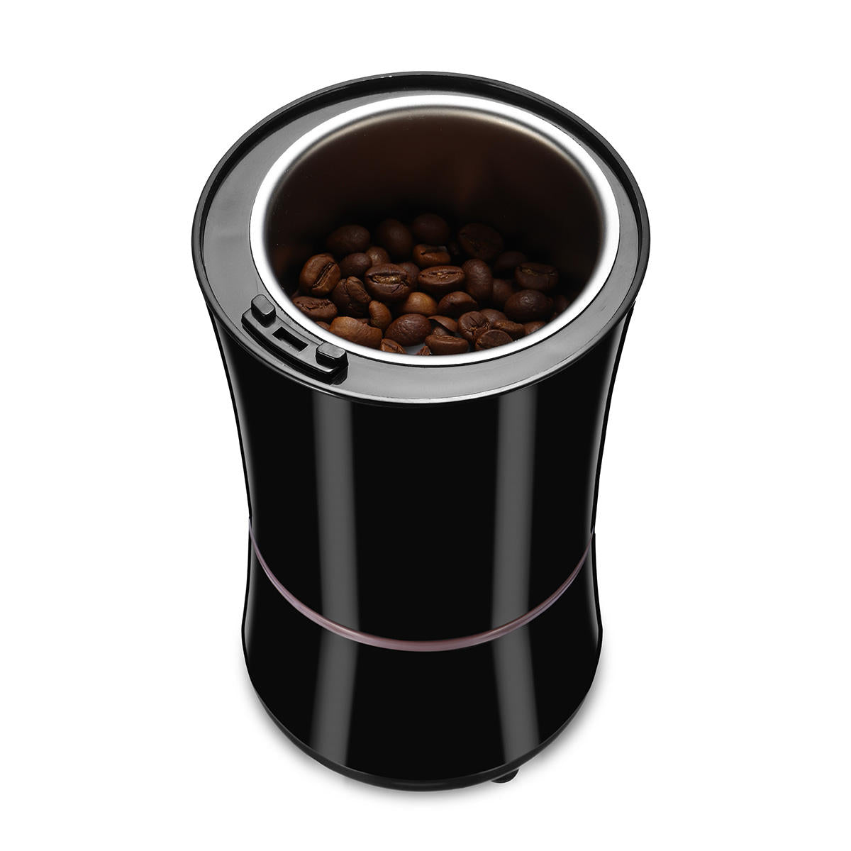 Portable Electric Coffee Grinder Beans Nuts Milling Grinding Machine Black Coffee Machine