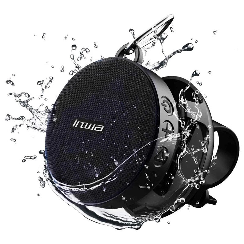 Bicycle Bluetooth Speaker Hi-Fi Stereo Wireless Soundbar TF Card AUX-In IPX7 Waterproof Portable Outdoor Bike Speaker with Mic with Bracket