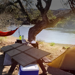 120W Portable Solar Panel Equipped With 20A MPPT Charger Controller Foldable Solar Charger Suitable For Outdoor Camper RV Off Grid