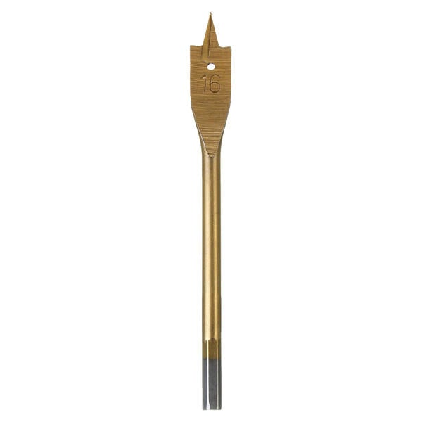 6Pcs 10-25mm Flat Wood Drill Bit Set 1/4 Inch Shank HSS Bits Titanium Coated