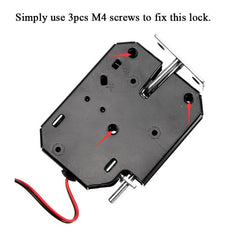 Electric Magnetic Intelligent Cabinet Door Lock Fail Secure with Manual Unlock Handle