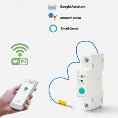 DIN Rail WIFI Circuit Breaker Smart Switch Remote Control by Ewelink APP for Smart Home 63A without Leakage Protection