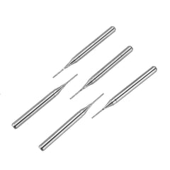 10pcs 0.8mm Tungsten Steel Milling Cutter Bits 3.175mm Shank End Mills