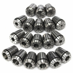 19Pcs 2mm-20mm Precision Spring Chuck Set for CNC Workholding Engraving and Milling Lathe Tool