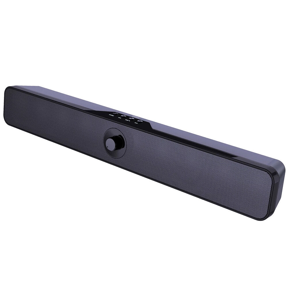 Mini Sound Bar Wireless Bluetooth 5.0 Computer Speaker Subwoofer Stereo 8W x2 Soundbar Powerful and Clear Loudspeaker Speakers