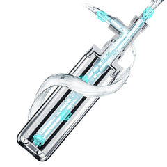 3 In 1 Pre-filter Pipe Connection Water Filter 5L/min Flow Rate for Kitchen Bathroom Transparent
