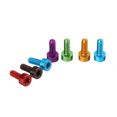 10Pcs M38mm Hex Socket Screw M3 Cap Head Bolt 7075 Aluminum Alloy Multicolor