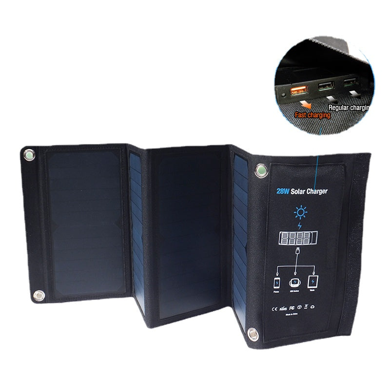 Solar Charger USB 5V Foldable Portable Solar Phone Charger with SunPower Solar Panel 5V fast charging for Smartphone