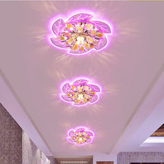 7.9" 20cm 5730 LED Crystal Ceiling Light Fixture Pendant Hallway Chandelier Lamp