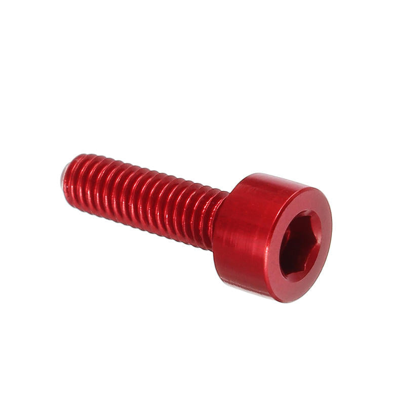 10pcs M3x10mm Hex Socket Cap Head Screws 7075 Aluminum Alloy Red