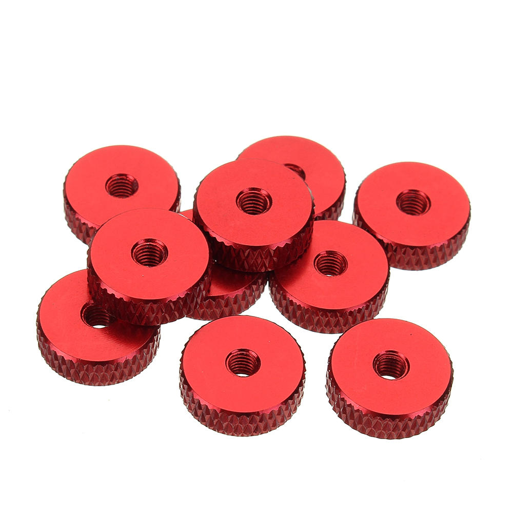 M4AN2 10Pcs M4 Big Cup Head Screw Washer Spacer Bolt Gasket Aluminum Alloy Multicolor