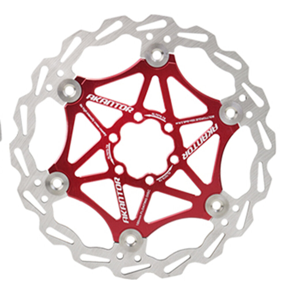 160mm/180mm/203mm Stainless Steel Rotor Mountain Bike Brake Rotor Bike Components Floating Rotor MTB Disc Brake Pad