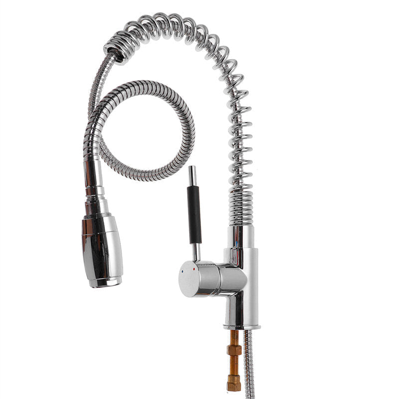 Stainless Kitchen Sink Faucet LED Light Hot Cold Mixer Taps 360 Rotate
