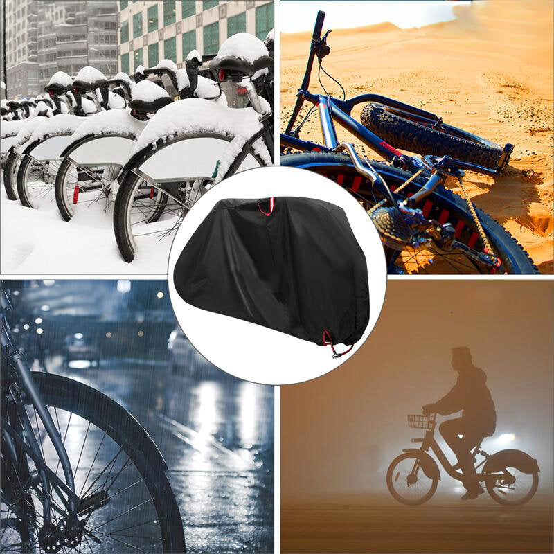 4-Sizes Bicycle Bike Cover Waterproof Snow Cover Rain UV Protector Dust Shield for Scooter Bike Rain Dustproof Cover