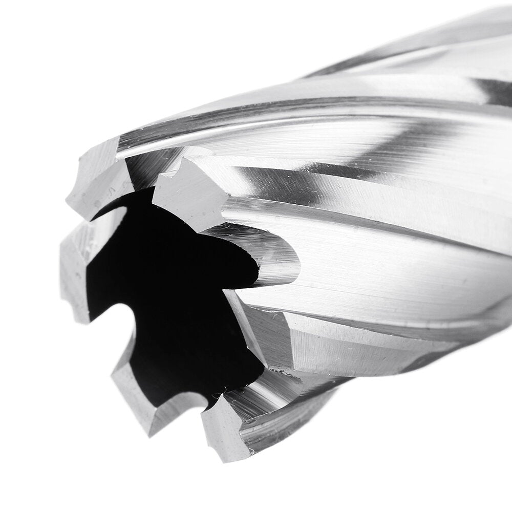 12-42mm High Speed Steel Metal Core Drill Bit Annular Cutter for Magnetic Drill Press Hollow Drill Bit with Weldon Shank Hole Opener Metal