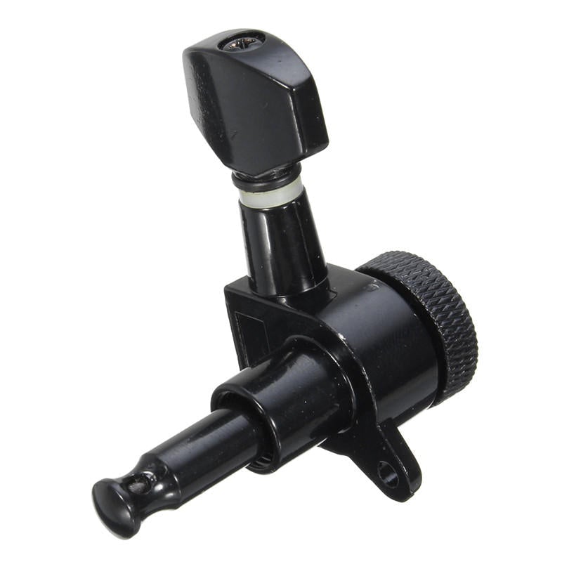 6pcs Locking Guitar Tuners Tuning Keys Pegs Bass Machine Heads Black