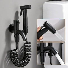 Stainless Steel Handheld Bidet Sprayer for Toilet Diaper Bidets Attachment Dual Function Shattaf with Hose Cleaning Tools Set