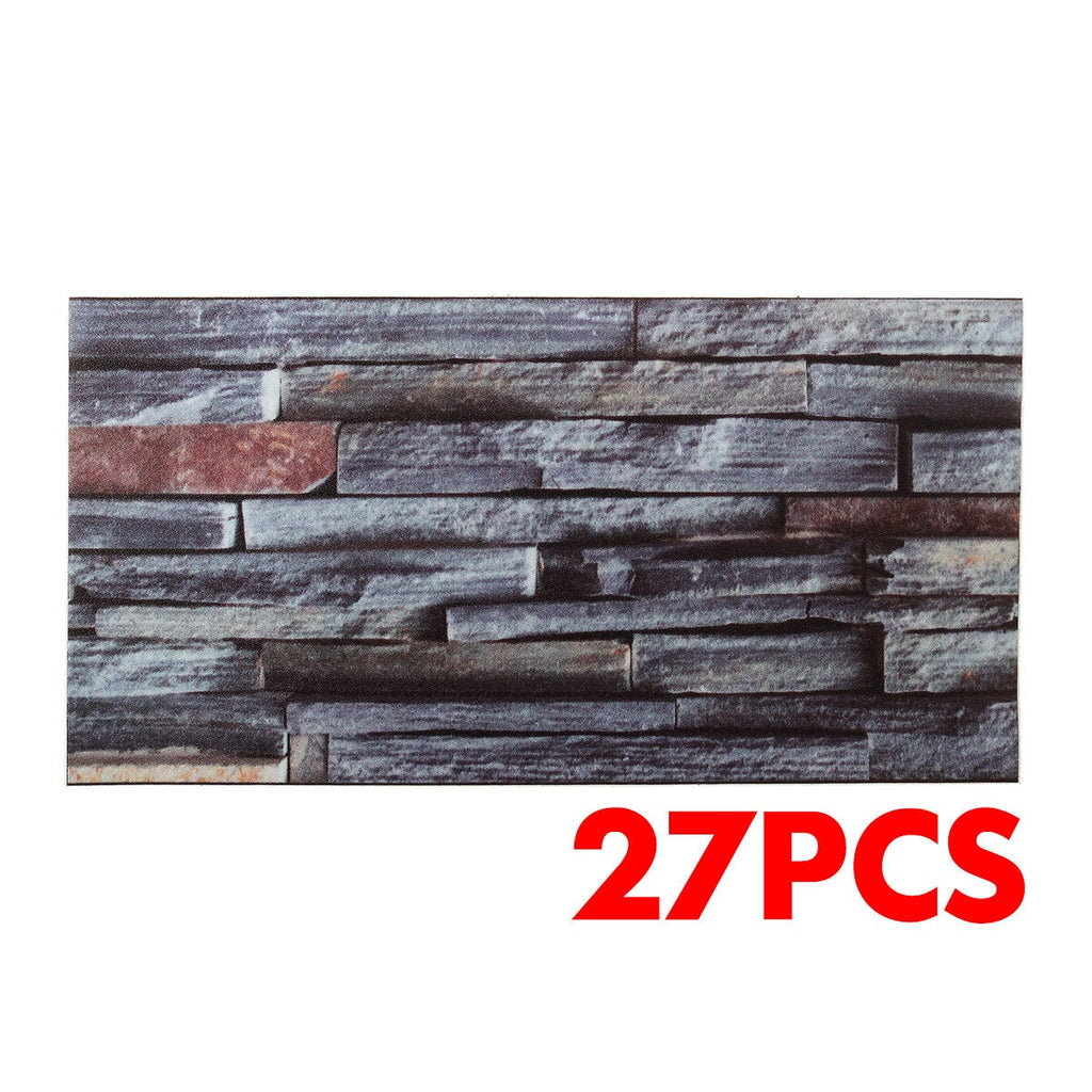 PVC Sticker Kitchen Tile Stickers Bathroom Self-adhesive Wall Decor Dark