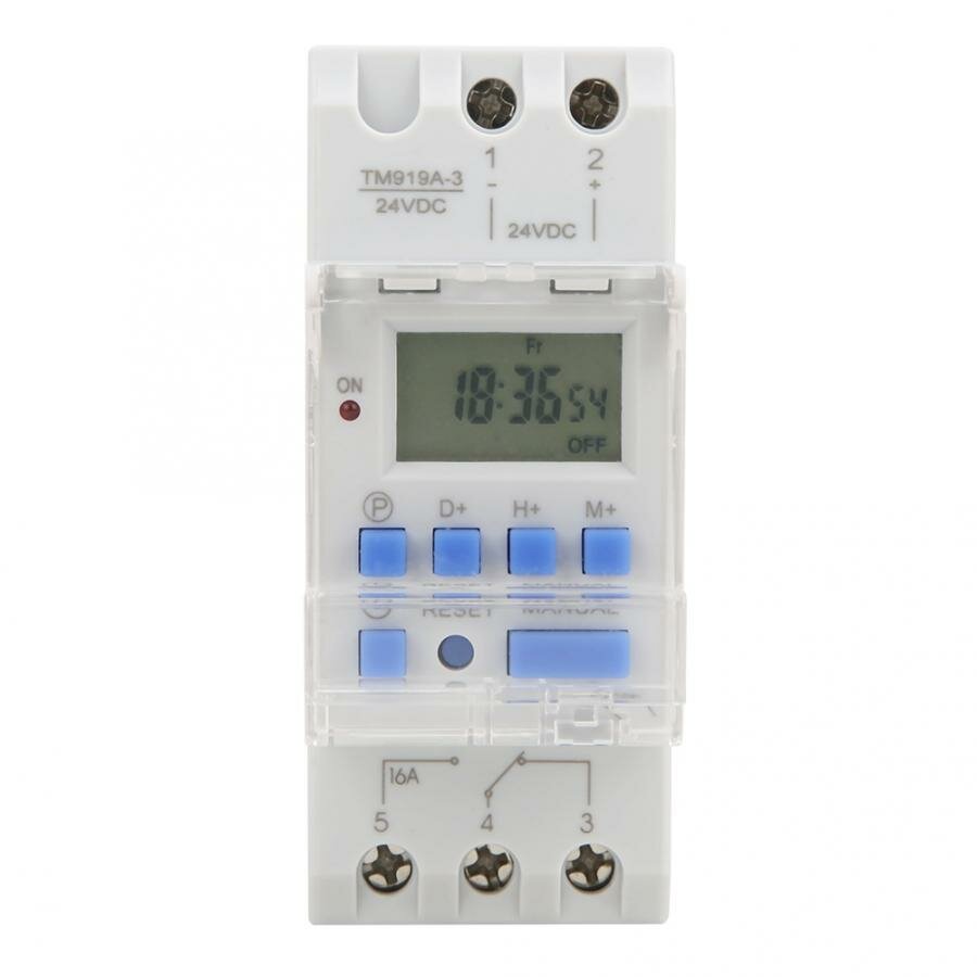 Timer Switch Time Controller Automatic Cycle Timing Switch Output Replaceable Battery