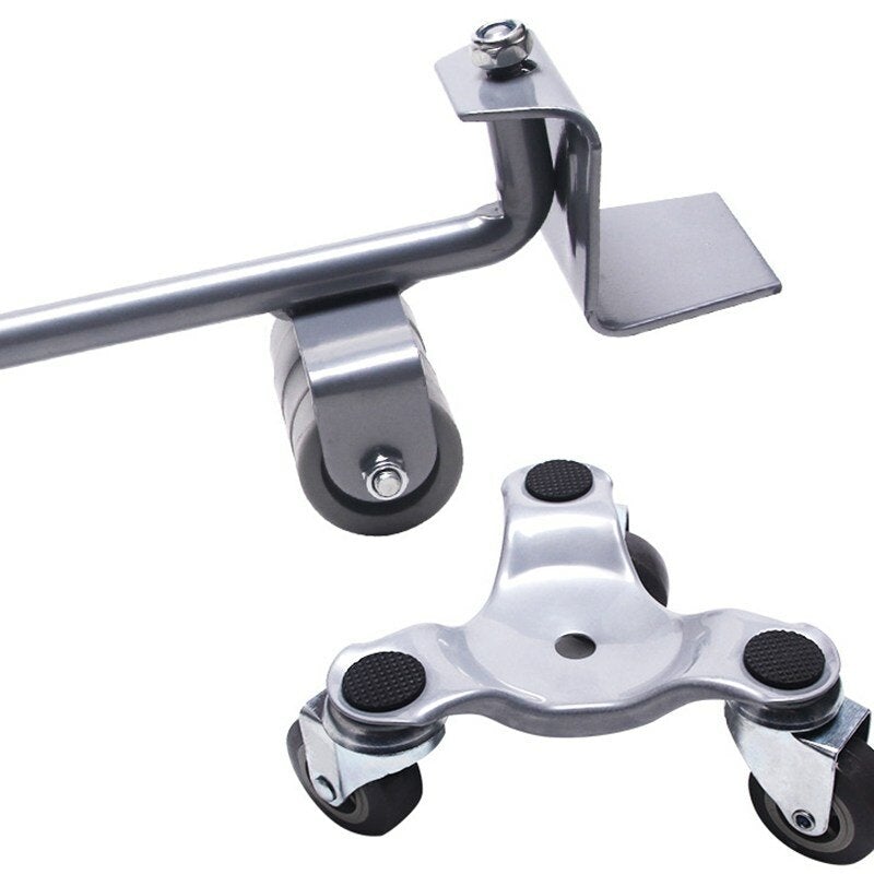 5Pcs Furniture Slider Mover & Lifter Tool Kit Easy Moving System Roller Riser Transport Trolley for Bulky Heavy Loads