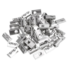 50pcs 40 Series T Slot Elastic Nut Round Roll Spring Nut for 40 Series Aluminum Profile