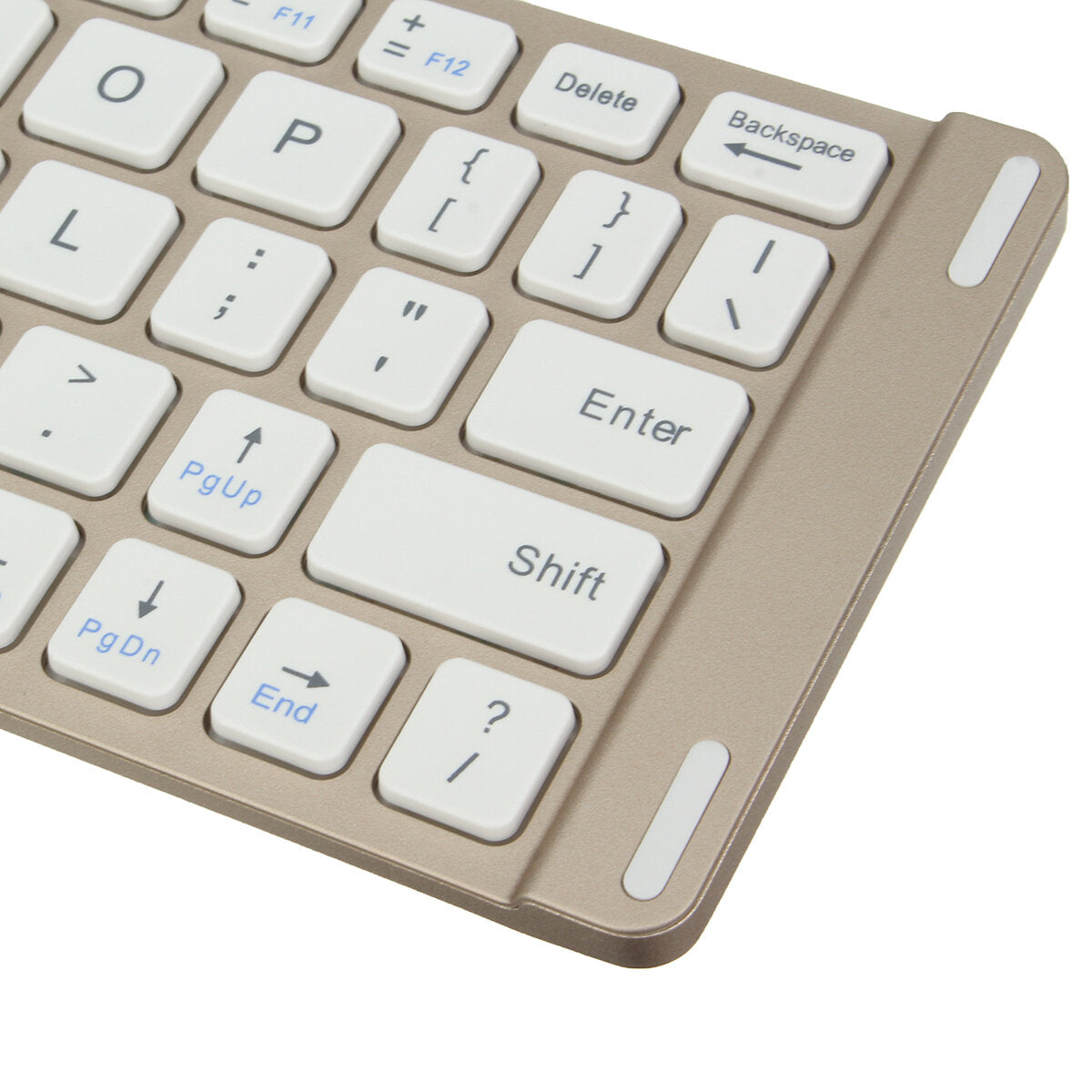 Small Size Foldable Bluetooth Aluminum Alloy Bottom Shell Keyboard