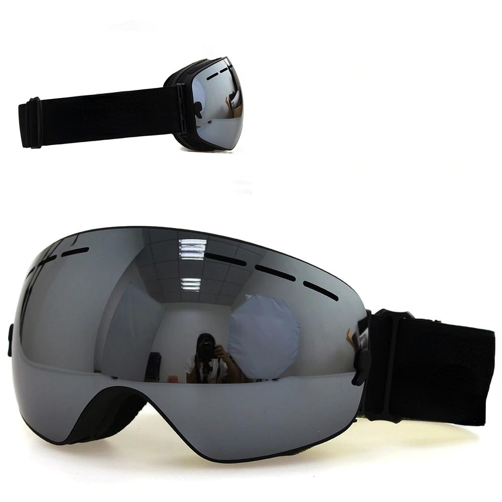 Ski Goggles Double Layers UV400 Anti-Fog Big Mask Glasses for Skiing Snowboard