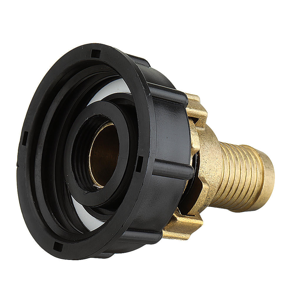 Faucet Tank Coarse Thread Drain Adapter to Brass with 20/25mm Hose Outlet Fitting Connector Replacement Valve Fitting Parts for Home Garden