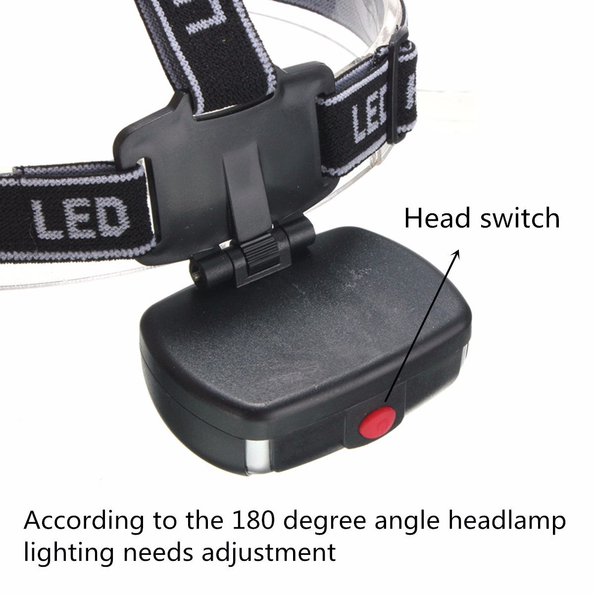 600LM Rechargeable COB Headlamp Camping Cycling Flashlight Night Warning Light